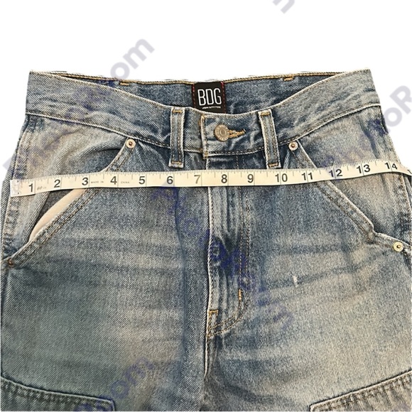 BDG Urban Outfitters Straight Leg Blue Jeans - Picture 6 of 9